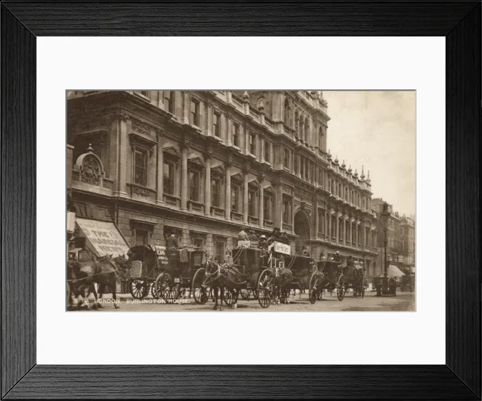 Framed Print : Burlington House, London Framed Print : Burlington House, London
