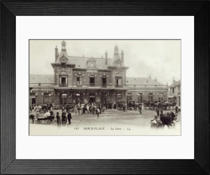 Framed Print : The Station at Berck-Plage, France Framed Print : The Station at Berck-Plage, France