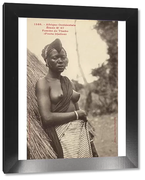 Guinea, Africa - A Fula Woman from Timbo