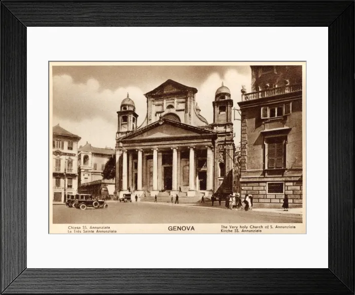 Framed Print : Genoa, Italy - Church of St Annunziata Framed Print : Genoa, Italy - Church of St Annunziata
