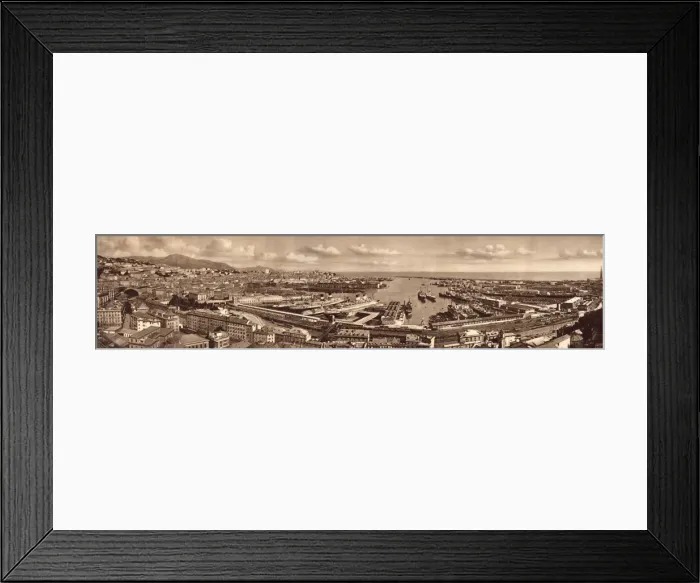 Framed Print : Genoa, Italy - Panorama Framed Print : Genoa, Italy - Panorama