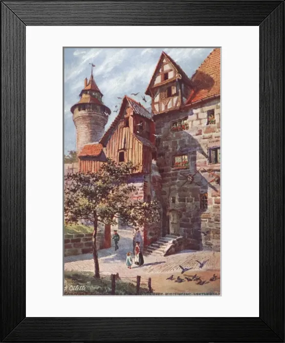 Framed Print : Nuremberg, Germany - Bailiffs House Framed Print : Nuremberg, Germany - Bailiffs House