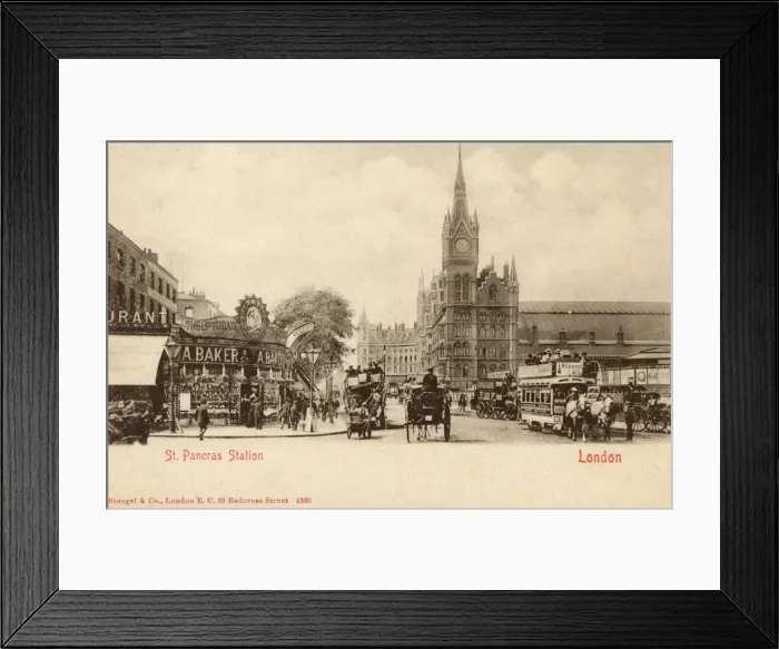 Framed Print : St Pancras Railway Station, London Framed Print : St Pancras Railway Station, London