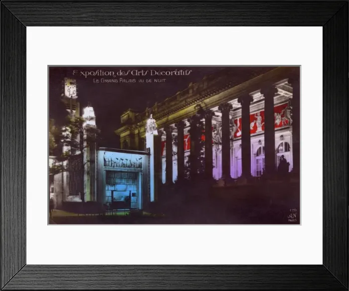 Framed Print : The Grand Palace - Exhibition of Decorative Arts, Paris Framed Print : The Grand Palace - Exhibition of Decorative Arts, Paris