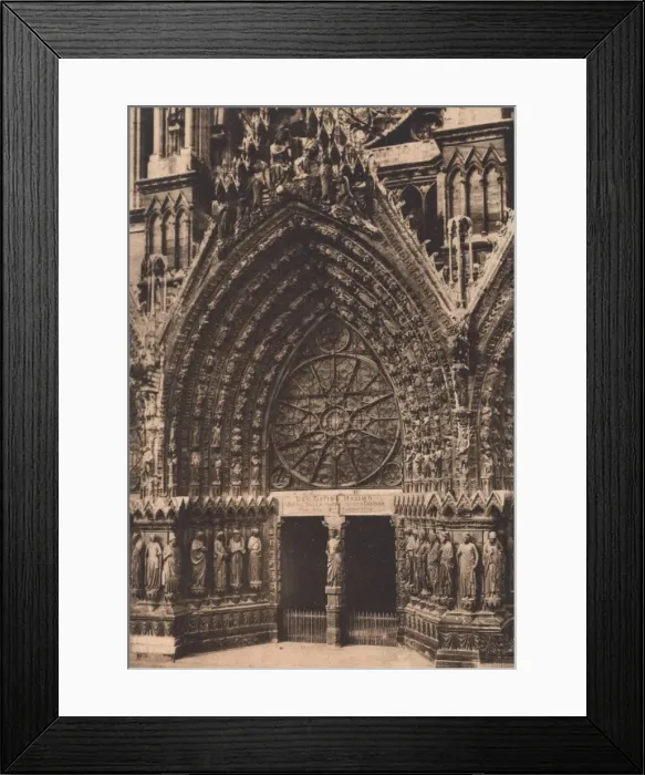 Framed Print : Riems, France - The Central Main Entrance Framed Print : Riems, France - The Central Main Entrance