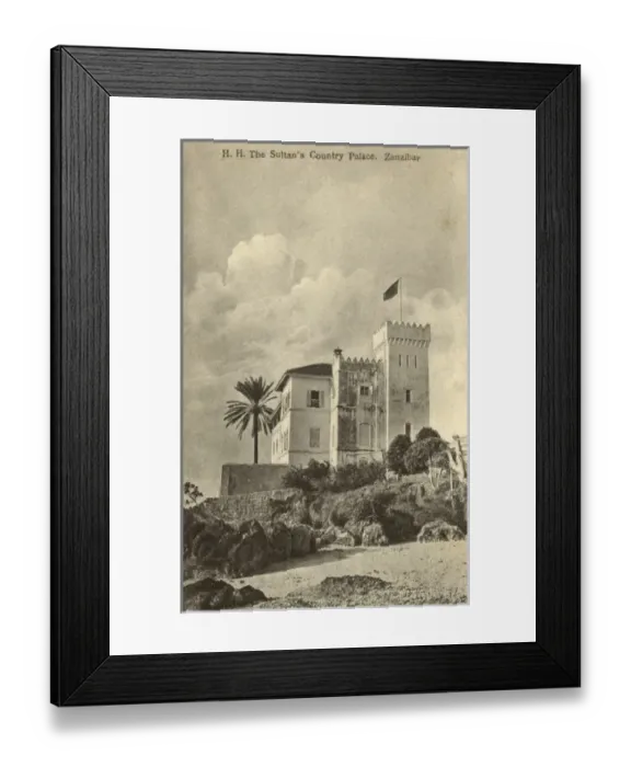 Framed Print : Zanzibar - The Sultans Country Palace Framed Print : Zanzibar - The Sultans Country Palace