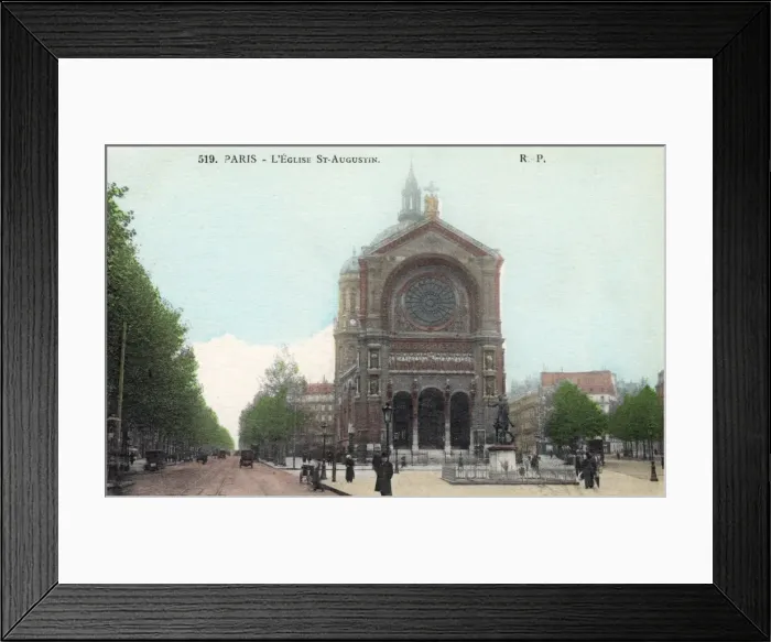 Framed Print : Eglise St Augustin - Paris Framed Print : Eglise St Augustin - Paris