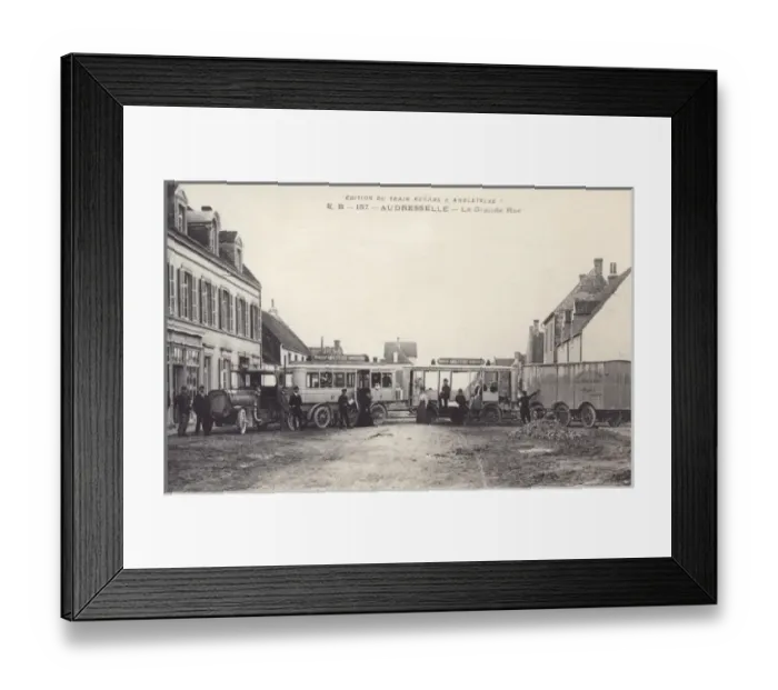 Framed Print : Ambletuse, France - Train Renard - A Road Train Framed Print : Ambletuse, France - Train Renard - A Road Train