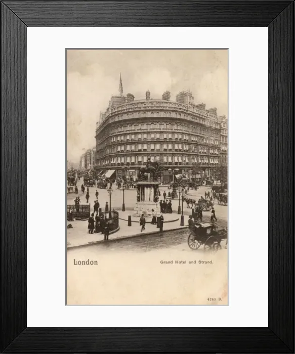 Framed Print : Grand Hotel and the Strand, London Framed Print : Grand Hotel and the Strand, London