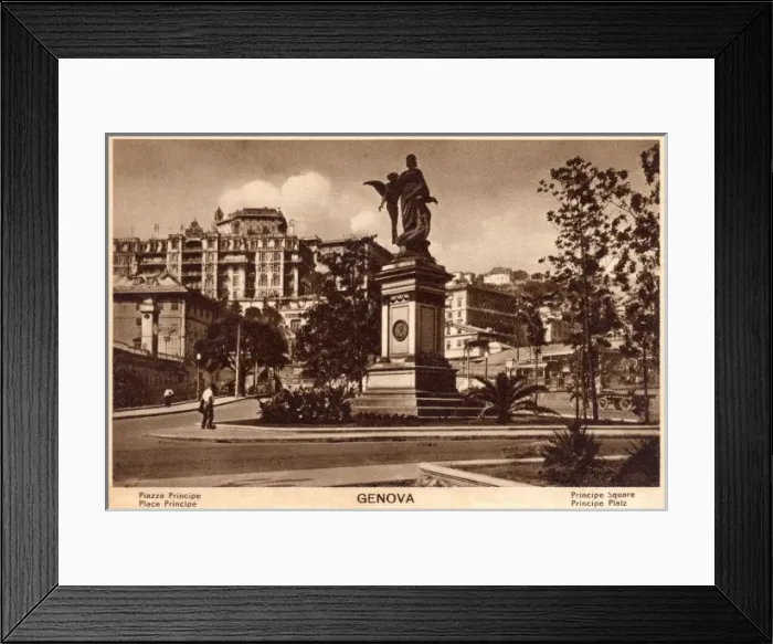 Framed Print : Genoa, Italy - Principal Square Framed Print : Genoa, Italy - Principal Square