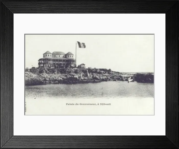 Framed Print : Djibouti - East Africa - Governors Palace Framed Print : Djibouti - East Africa - Governors Palace