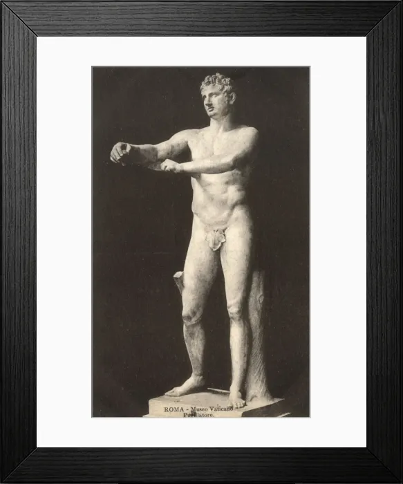 Framed Print : A Boxer (Pugillatore) - Statue in the Vatican Museum Framed Print : A Boxer (Pugillatore) - Statue in the Vatican Museum