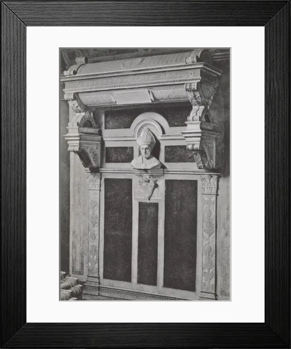 Framed Print : Fiesole, Italy - Tomb of Bishop Leonardo Salutati Framed Print : Fiesole, Italy - Tomb of Bishop Leonardo Salutati