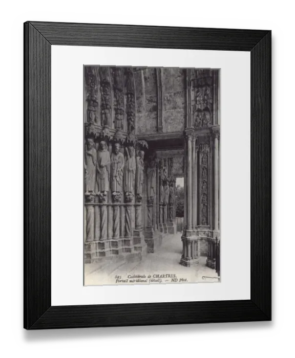 Framed Print : Chartres Cathedral, France - Interior of South entrance Framed Print : Chartres Cathedral, France - Interior of South entrance