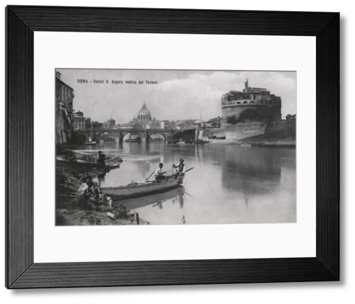 Framed Print : The Castel Sant Angelo, Rome Framed Print : The Castel Sant Angelo, Rome