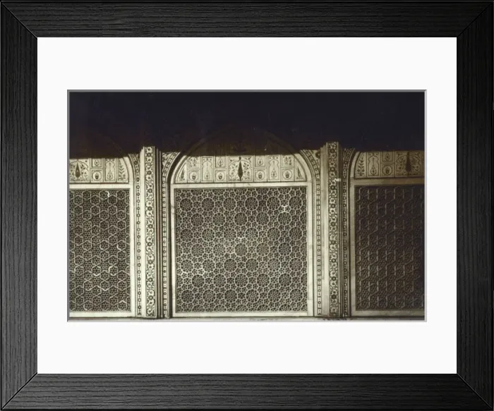 Framed Print : Carved tracery in a Mosque Framed Print : Carved tracery in a Mosque