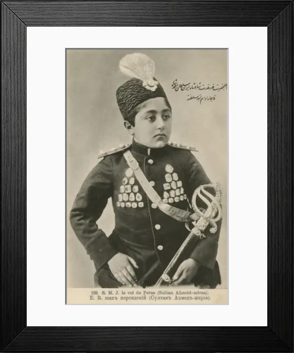 Framed Print : The Shah of Persia Framed Print : The Shah of Persia