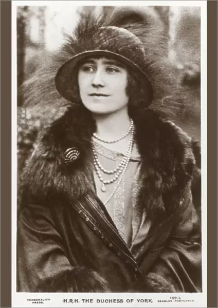 H. R. H Elizabeth Bowes Lyon - The Duchess of York