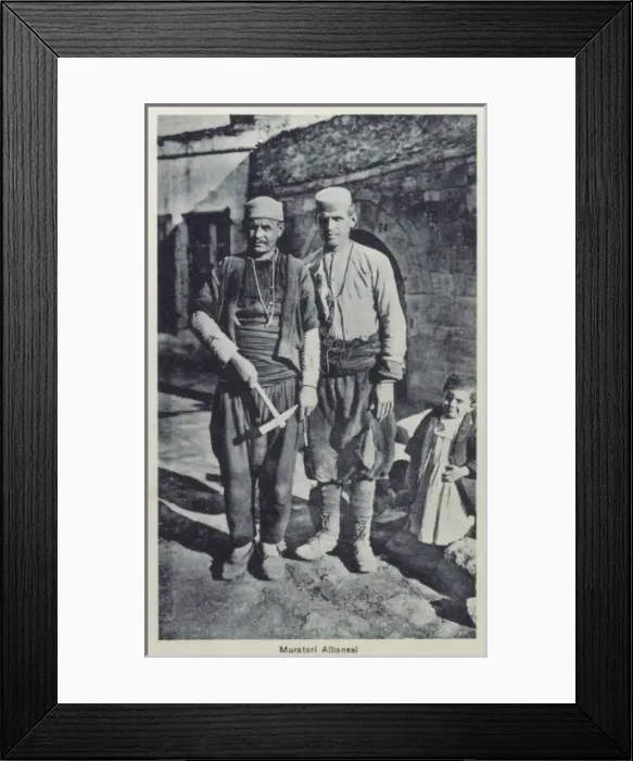 Framed Print : Albanian Stonemasons Framed Print : Albanian Stonemasons