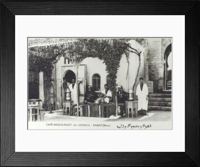 Framed Print : Cafe Restaurant - Rabat, Morocco Framed Print : Cafe Restaurant - Rabat, Morocco