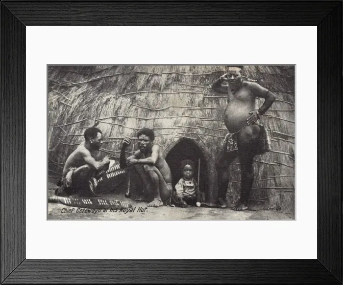 Framed Print : Cetewayo - King of the Zulus Framed Print : Cetewayo - King of the Zulus