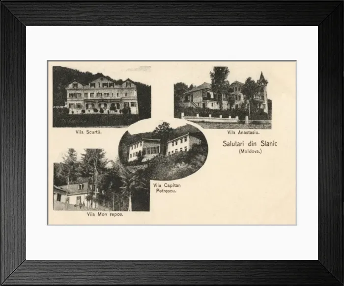 Framed Print : Romania - Slanic villas Framed Print : Romania - Slanic villas