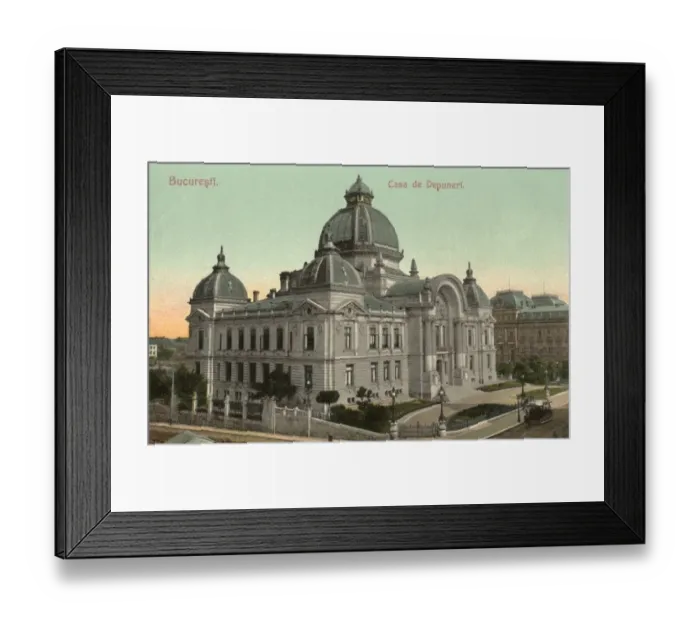 Framed Print : Romania - Bucharest - The CEC Palace Framed Print : Romania - Bucharest - The CEC Palace