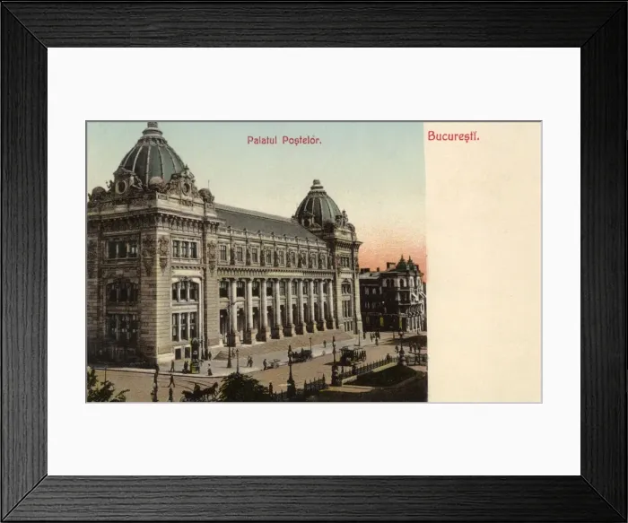 Framed Print : Romania - Bucharest - Main Post Office Framed Print : Romania - Bucharest - Main Post Office