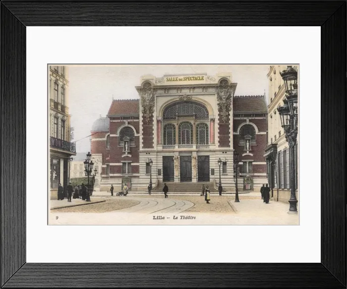Framed Print : The Theatre, Lille, France Framed Print : The Theatre, Lille, France