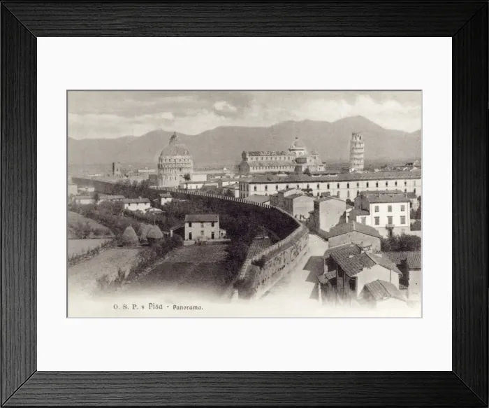 Framed Print : Panorama of Pisa, Italy Framed Print : Panorama of Pisa, Italy