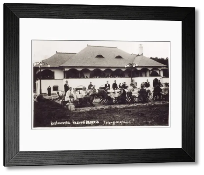 Framed Print : Romania - Restaurant Padurei Baneasa