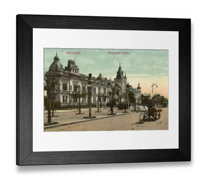 Framed Print : Romania - Bucharest - Coltei Boulevard Framed Print : Romania - Bucharest - Coltei Boulevard