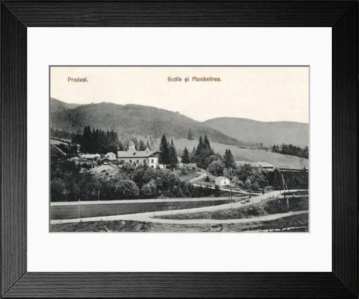 Framed Print : School and Monastery at Predeal Framed Print : School and Monastery at Predeal