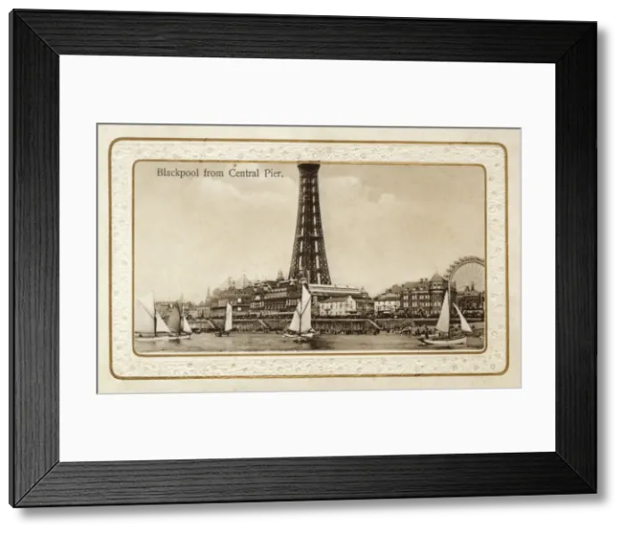 Framed Print : Blackpool from the Central PIer Framed Print : Blackpool from the Central PIer