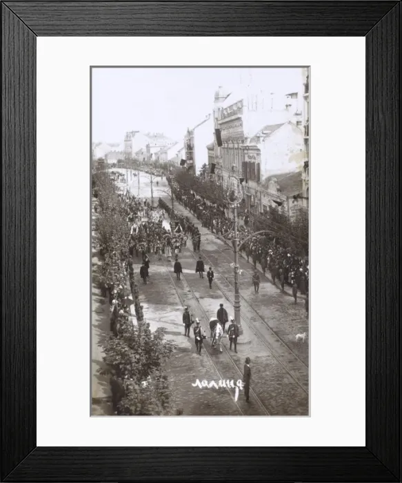 Framed Print : Funeral procession of King Alexander I of Yugoslavia Framed Print : Funeral procession of King Alexander I of Yugoslavia