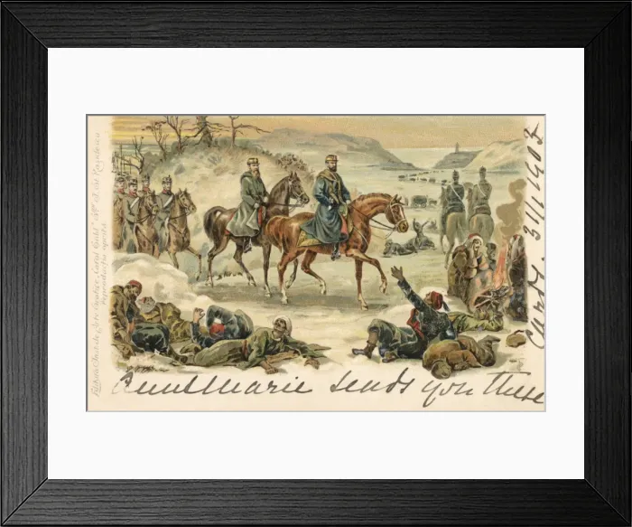 Framed Print : Russo-Turkish War - King Carol I of Romania Framed Print : Russo-Turkish War - King Carol I of Romania