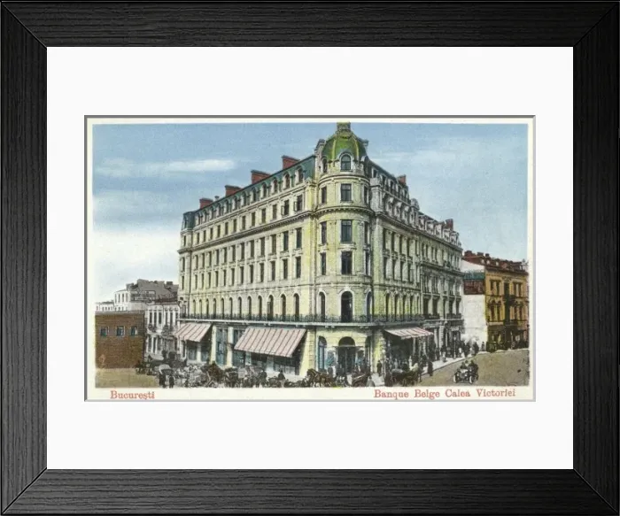 Framed Print : Romania - Bucharest - Belgian Bank Framed Print : Romania - Bucharest - Belgian Bank