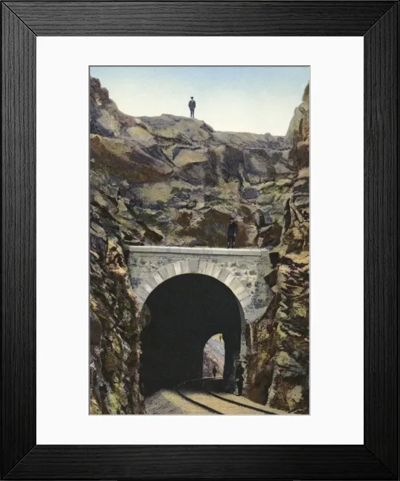 Framed Print : Trans-Siberian Railway - Shotkhote Tunnel Framed Print : Trans-Siberian Railway - Shotkhote Tunnel