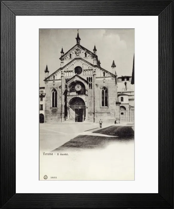 Framed Print : Italy - Verona - The Duomo