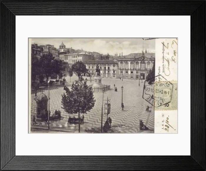 Framed Print : Portugal - Lisbon - Rossio Square Framed Print : Portugal - Lisbon - Rossio Square