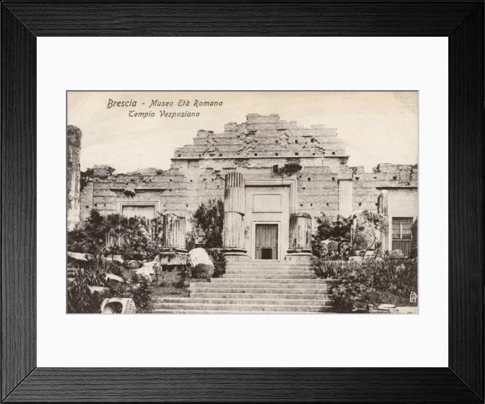 Framed Print : Italy - Brescia - Capitoline Temple of Vespasian Framed Print : Italy - Brescia - Capitoline Temple of Vespasian