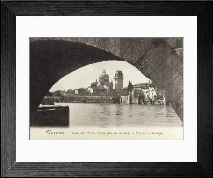 Framed Print : Italy - Verona - Church of St. George