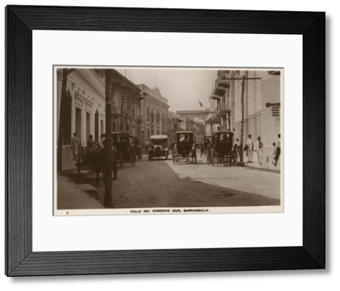Framed Print : Barranquilla, Colombia - Calle del Comercio Framed Print : Barranquilla, Colombia - Calle del Comercio