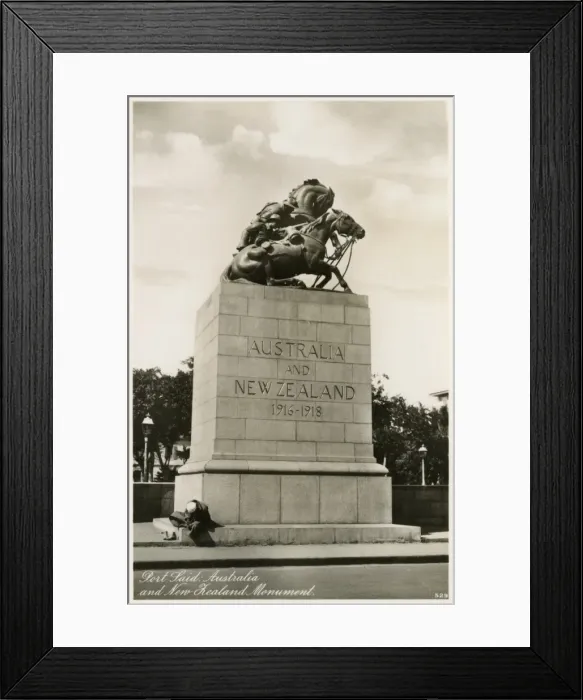 Framed Print : Australia & New Zealand Monument, Port Said Framed Print : Australia & New Zealand Monument, Port Said