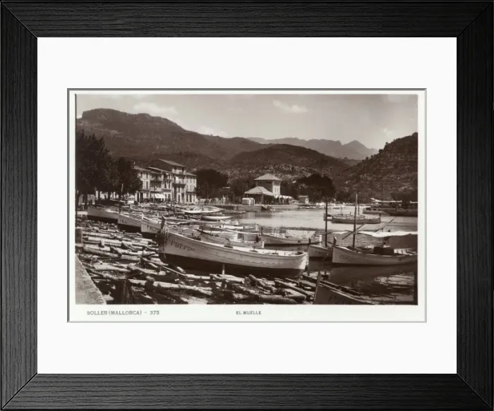 Framed Print : Soller, Mallorca - The Pier (El Muelle) Framed Print : Soller, Mallorca - The Pier (El Muelle)