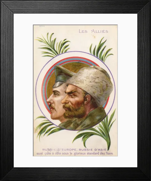 Framed Print : Russia and her allies Framed Print : Russia and her allies