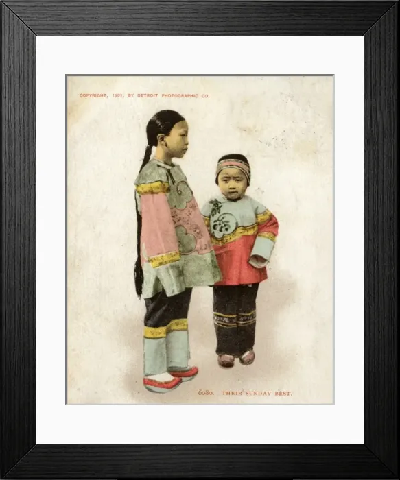 Framed Print : Chinese Children - San Francisco Framed Print : Chinese Children - San Francisco