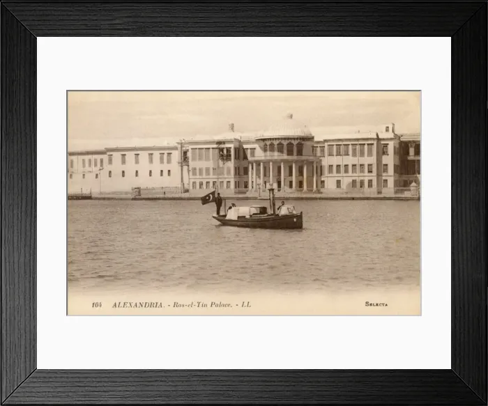 Framed Print : Ras el-Tin Palace, Alexandria, Egypt