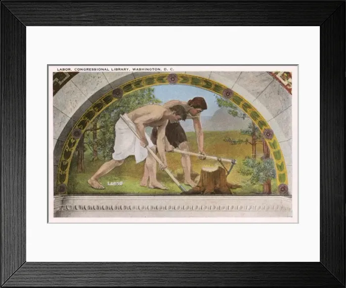 Framed Print : Labor by Charles Sprague Pearce Framed Print : Labor by Charles Sprague Pearce