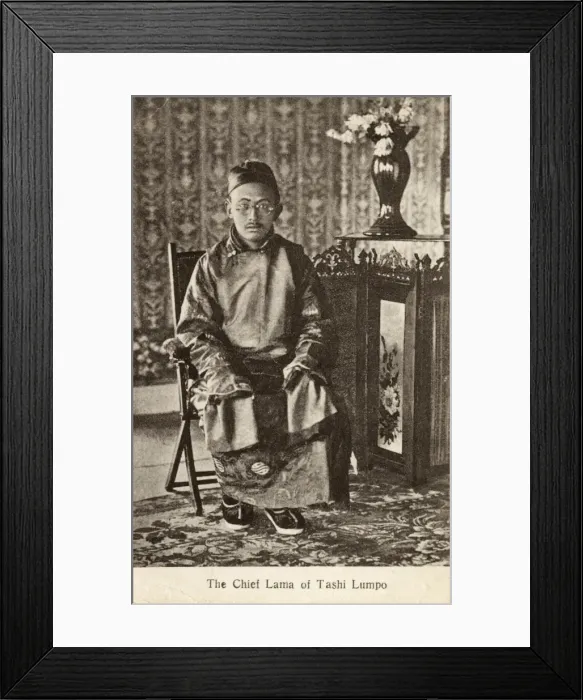 Framed Print : The Chief Lama of Tashi Lumpo Framed Print : The Chief Lama of Tashi Lumpo
